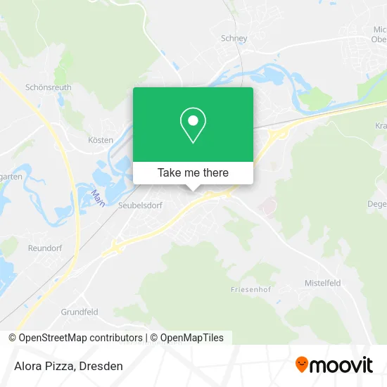 Alora Pizza map
