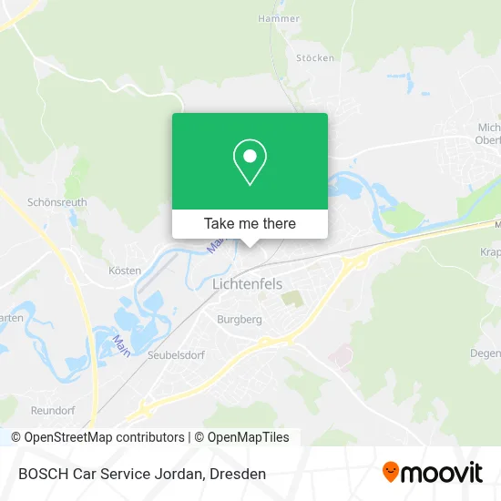 BOSCH Car Service Jordan map