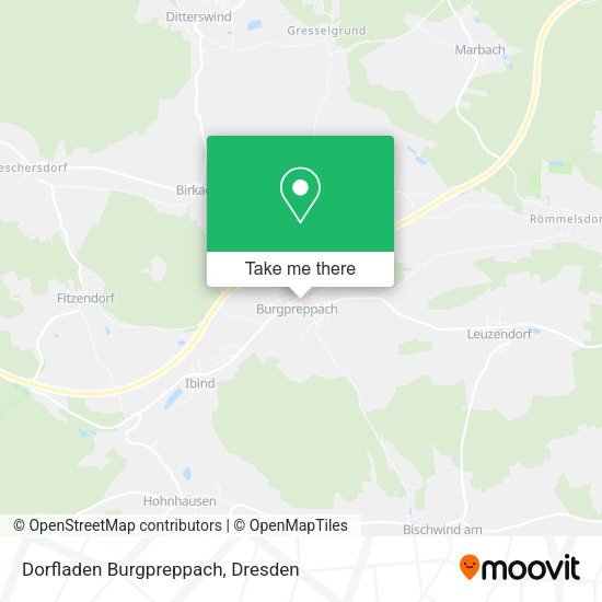 Карта Dorfladen Burgpreppach