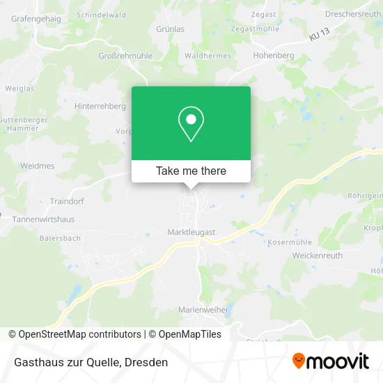 Карта Gasthaus zur Quelle