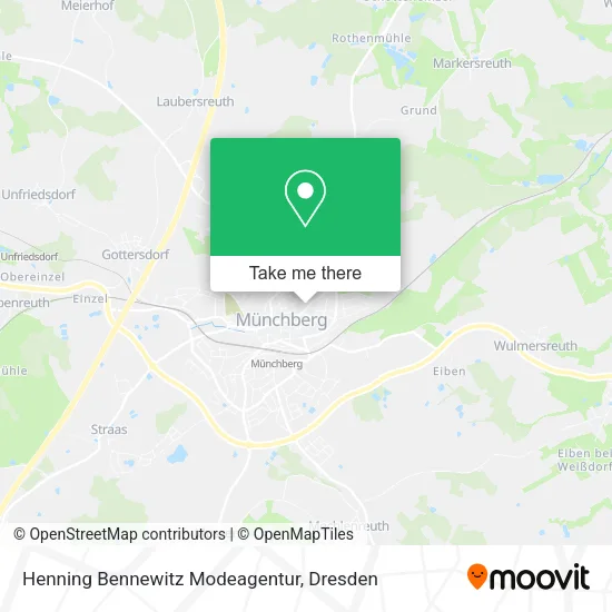 Карта Henning Bennewitz Modeagentur