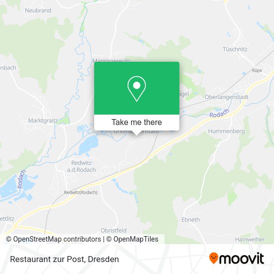 Карта Restaurant zur Post