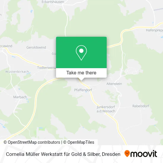 Карта Cornelia Müller Werkstatt für Gold & Silber