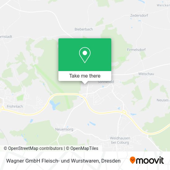 Карта Wagner GmbH Fleisch- und Wurstwaren