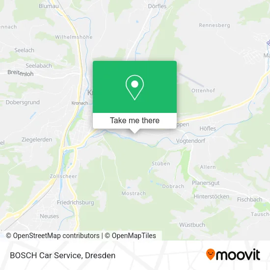 Карта BOSCH Car Service
