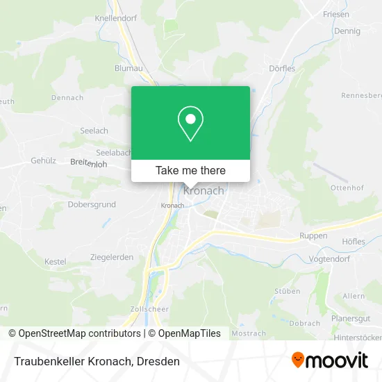 Карта Traubenkeller Kronach