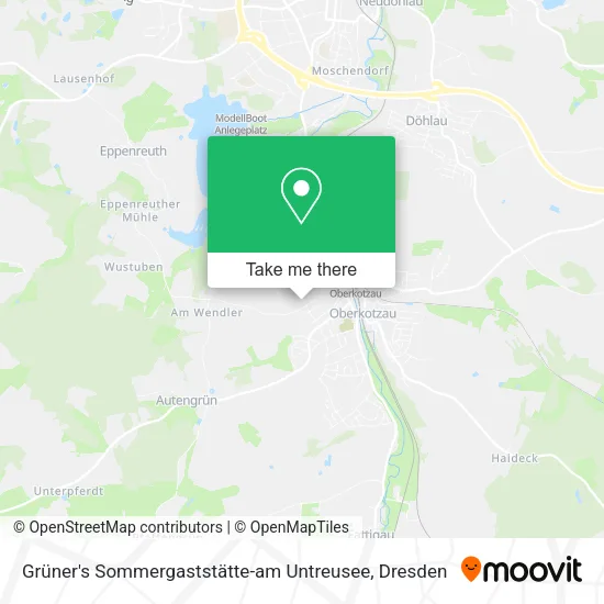 Карта Grüner's Sommergaststätte-am Untreusee