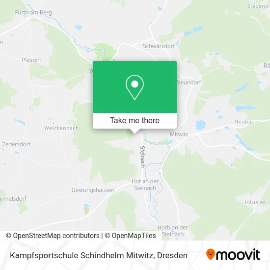 Карта Kampfsportschule Schindhelm Mitwitz