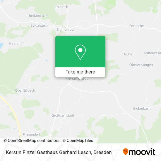Карта Kerstin Finzel Gasthaus Gerhard Lesch