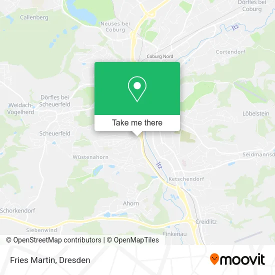 Карта Fries Martin