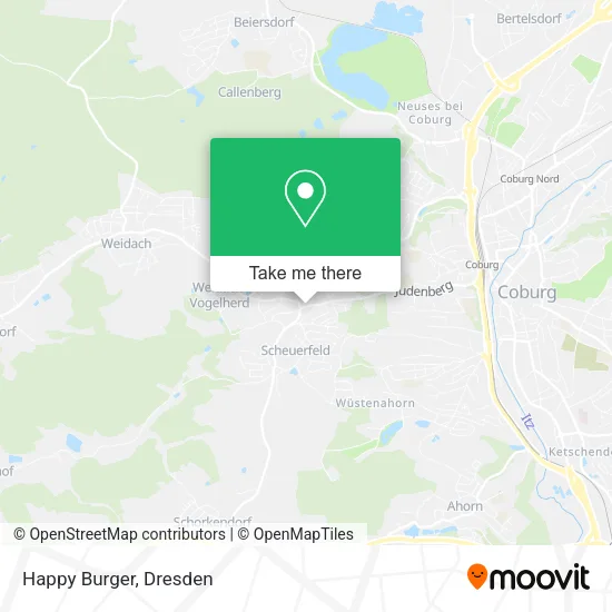 Карта Happy Burger