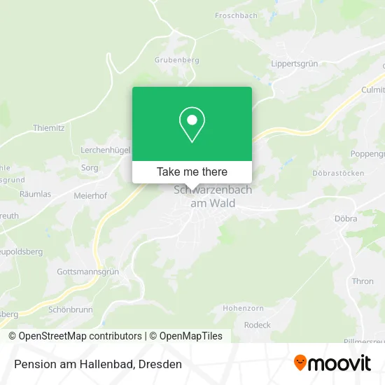 Карта Pension am Hallenbad