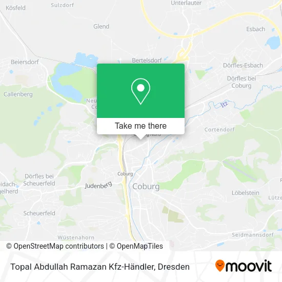 Карта Topal Abdullah Ramazan Kfz-Händler