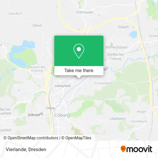 Vierlande map