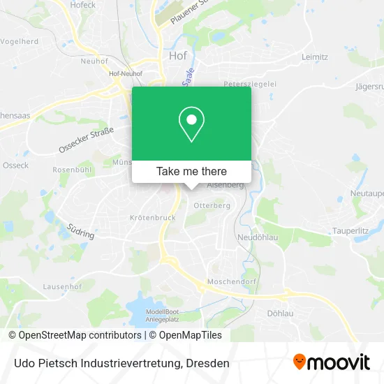 Карта Udo Pietsch Industrievertretung