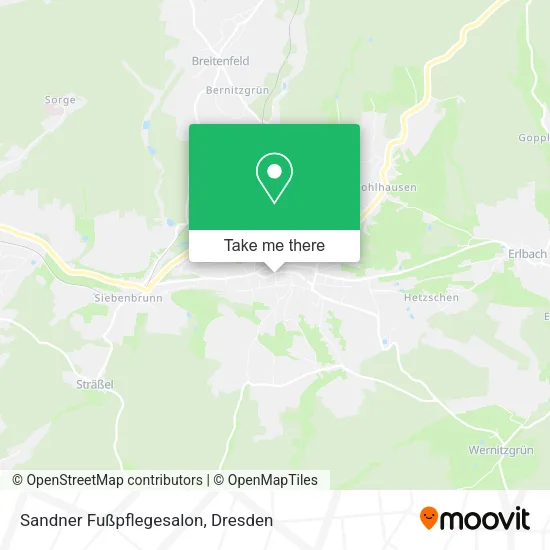 Карта Sandner Fußpflegesalon