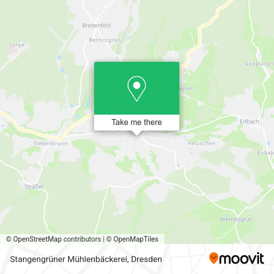 Карта Stangengrüner Mühlenbäckerei