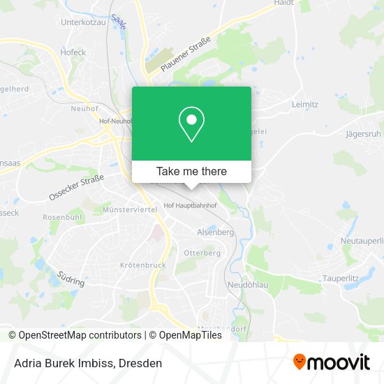 Карта Adria Burek Imbiss