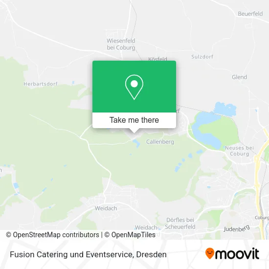 Карта Fusion Catering und Eventservice