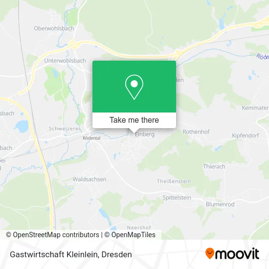 Карта Gastwirtschaft Kleinlein