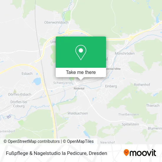 Карта Fußpflege & Nagelstudio la Pedicure