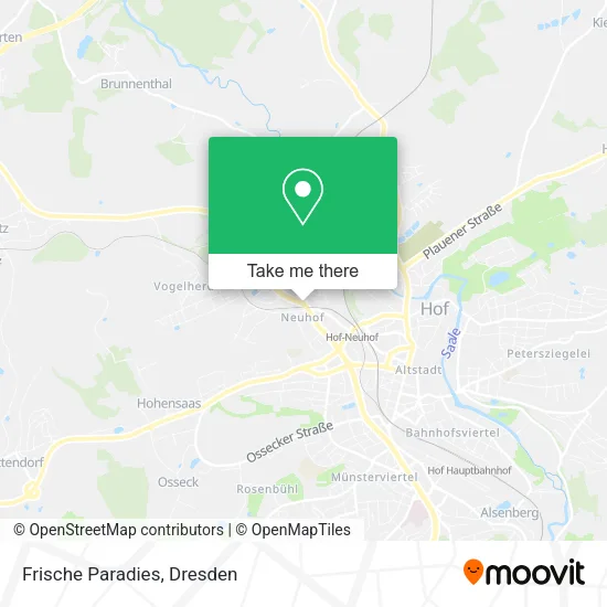 Карта Frische Paradies