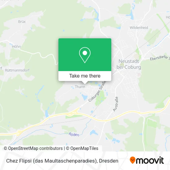 Карта Chez Flipsi (das Maultaschenparadies)