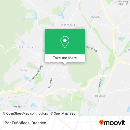 Карта Bär Fußpflege