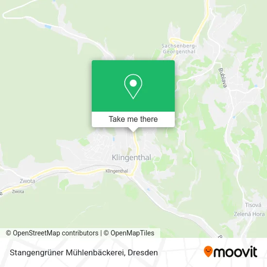 Карта Stangengrüner Mühlenbäckerei