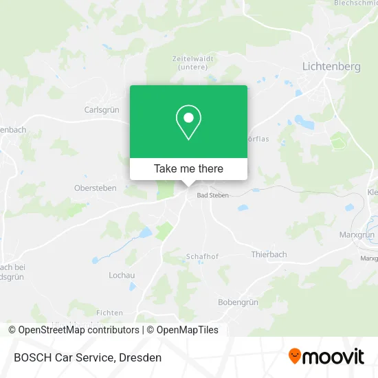 Карта BOSCH Car Service