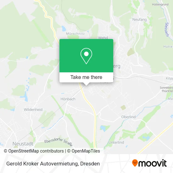 Карта Gerold Kroker Autovermietung