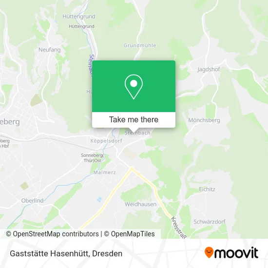 Карта Gaststätte Hasenhütt