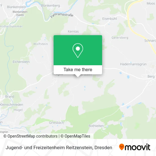 Карта Jugend- und Freizeitenheim Reitzenstein