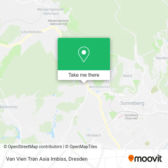Карта Van Vien Tran Asia Imbiss