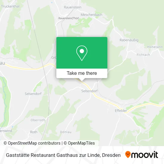 Карта Gaststätte Restaurant Gasthaus zur Linde