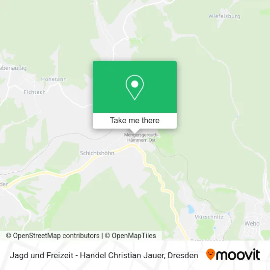 Карта Jagd und Freizeit - Handel Christian Jauer