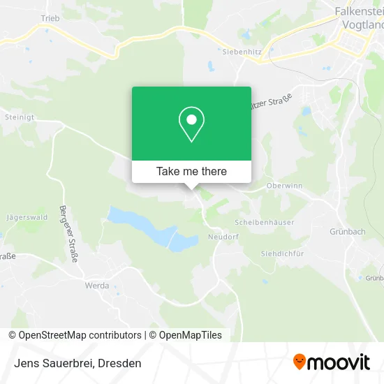 Карта Jens Sauerbrei