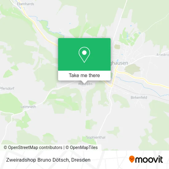 Карта Zweiradshop Bruno Dötsch