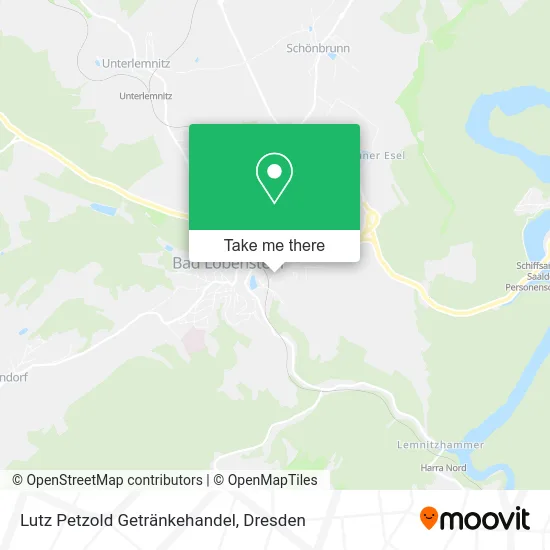 Карта Lutz Petzold Getränkehandel