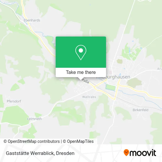 Карта Gaststätte Werrablick