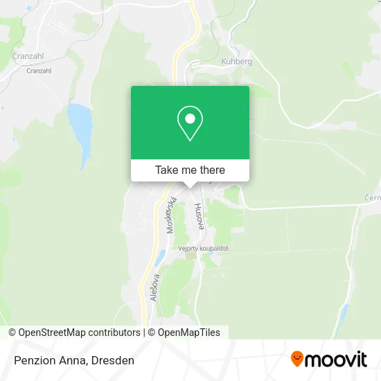 Карта Penzion Anna