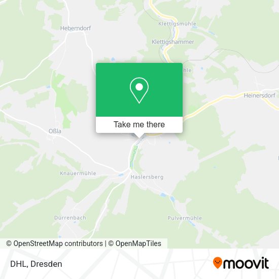 Карта DHL