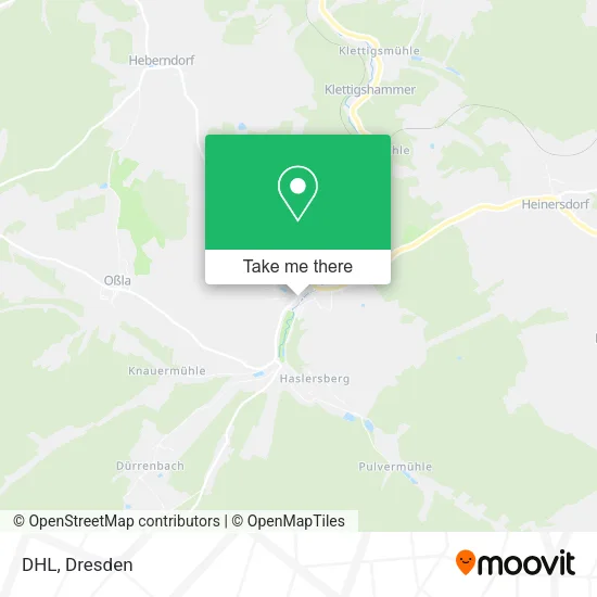 Карта DHL