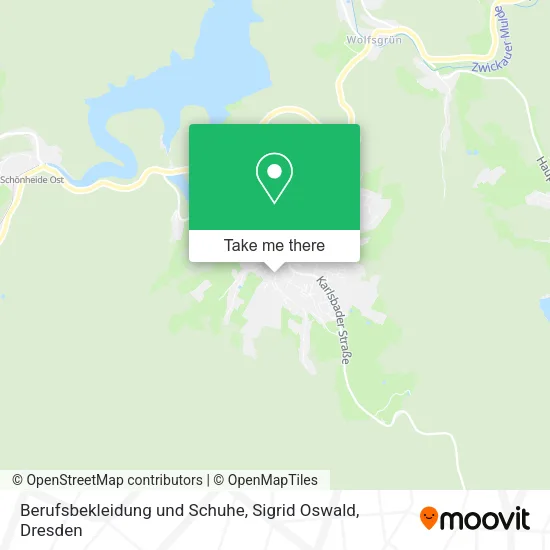 Berufsbekleidung und Schuhe, Sigrid Oswald map