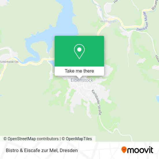 Карта Bistro & Eiscafe zur Mel