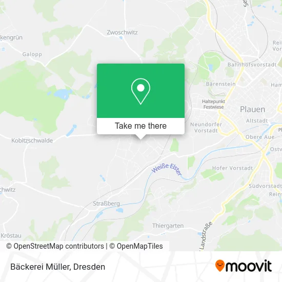Карта Bäckerei Müller
