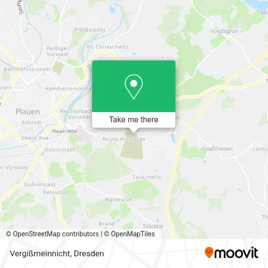 Vergißmeinnicht map