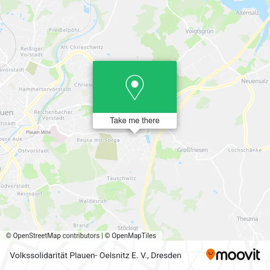 Карта Volkssolidarität Plauen- Oelsnitz E. V.