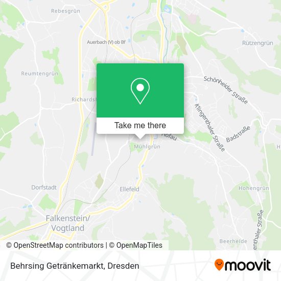 Карта Behrsing Getränkemarkt