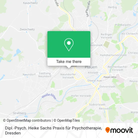 Карта Dipl.-Psych. Heike Sachs Praxis für Psychotherapie